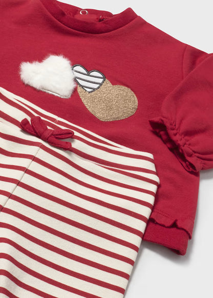MAYORAL - completo 2 pz rosso abbigliamento invernale 25/26 b - GIRL