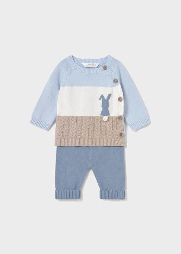 MAYORAL - Completo ghettina e maglione neonato corredino invernale 25/26 - BOY