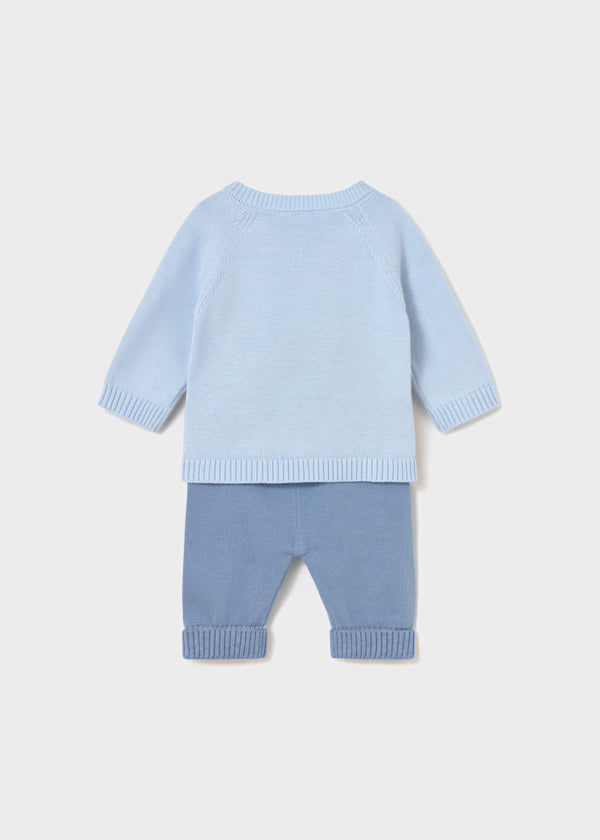 MAYORAL - Completo ghettina e maglione neonato corredino invernale 25/26 - BOY