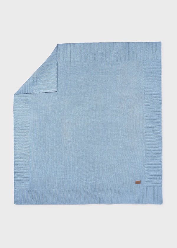 MAYORAL - coperta in maglia azzurro corredino invernale 25/26 - UNISEX