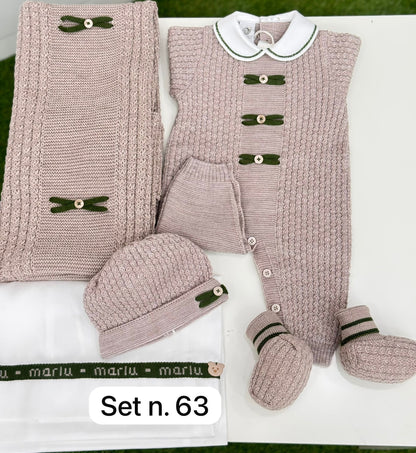 MARLU' - tutina lana 100% (set n. 63) corredino invernale 25/26 - BOY