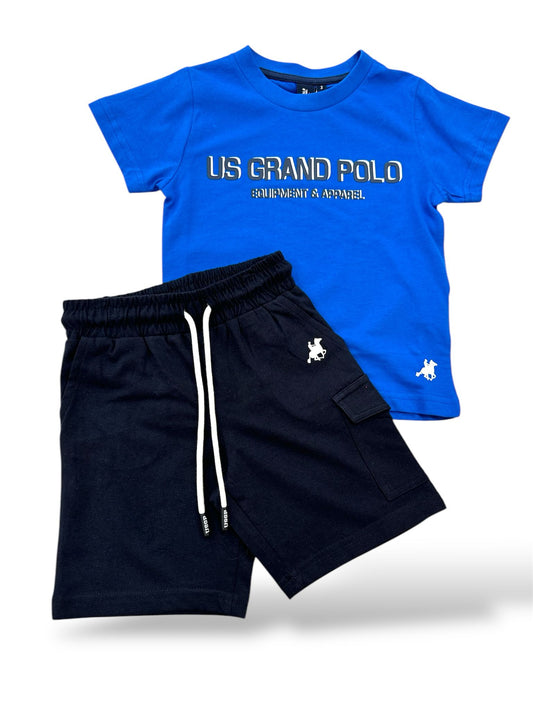 US GRAND POLO - completo jersey corto abbigliamento est 25 j - BOY
