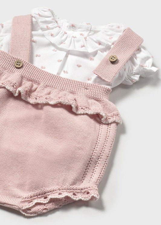 MAYORAL - completo salopette 2 pz tricot abbigliamento est 25 b - GIRL