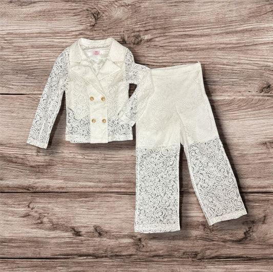 ISABEL & MARTINEZ - tailleur 3 pz giacca-pantalone-gilet cerimonia est 25 j - GIRL
