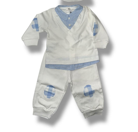 BARCELLINO - completino 2pz corredino estivo - BOY