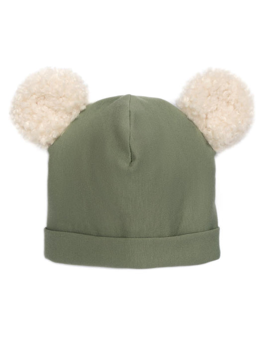 BARCELLINO - cuffietta orecchie salvia corredino invernale - UNISEX