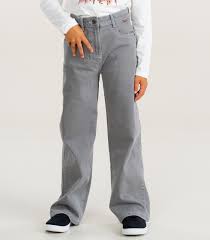 BOBOLI - jeans gamba dritta grigio abbigliamento invernale 25/26 j - GIRL