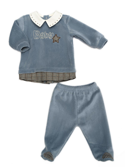 BARCELLINO - completo 2 pz baby corredino invernale - BOY