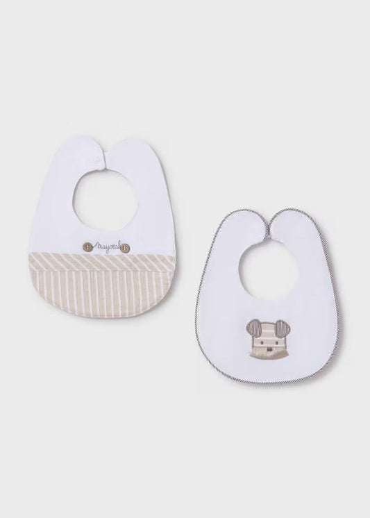 MAYORAL - set 2 bavette accessori corredino - BOY