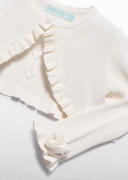 ABEL & LULA - cardigan tricot traforato abbigliamento est 25 b - GIRL