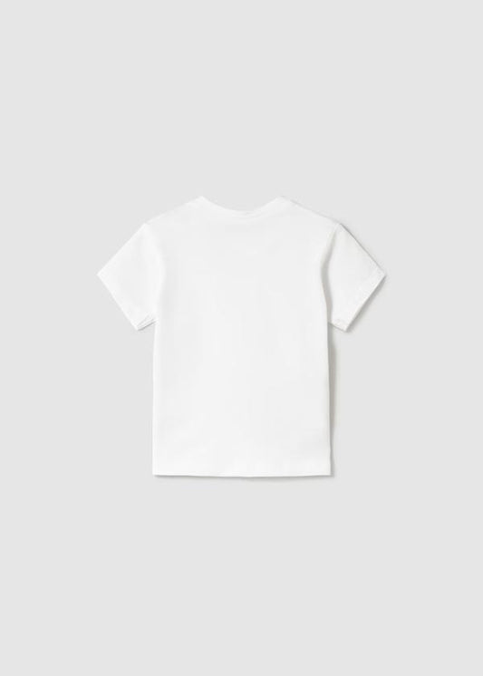 MAYORAL - t-shirt manica corta bianca abbigliamento est 25 b - BOY