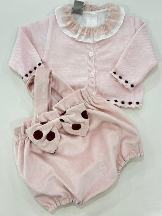 MARLU' - completo 3 pz orso poin ciniglia (set. 26) corredino invernale 25/26 - GIRL
