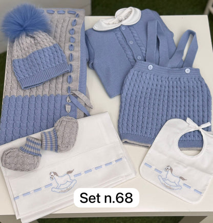MARLU' - coperta 100% lana (set n. 68) corredino invernale 25/26 - BOY