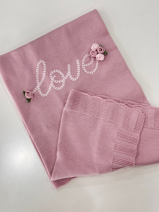 MARLU' - coperta love 100% lana (set. 19) corredino invernale 25/26 - GIRL
