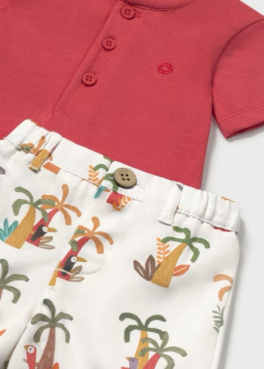 MAYORAL - completo corto 2 pz tropicale abbigliamento est 25 b - BOY