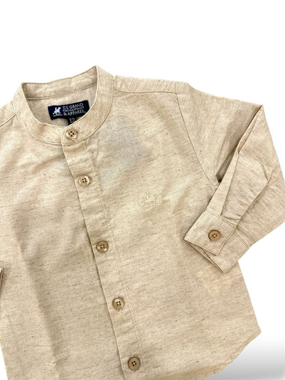 US GRAND POLO - camicia lino coreana 8/16a abbigliamento est 25 j - BOY