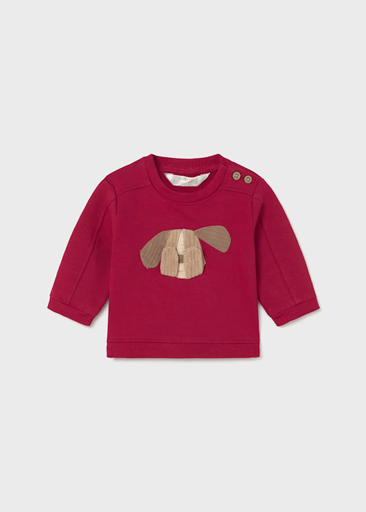MAYORAL - felpa rosso abbigliamento invernale 25/26 b - UNISEX