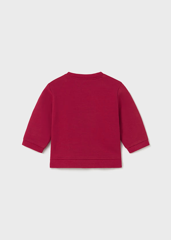 MAYORAL - felpa rosso abbigliamento invernale 25/26 b - UNISEX