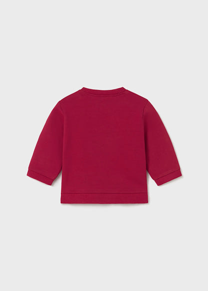 MAYORAL - felpa rosso abbigliamento invernale 25/26 b - UNISEX