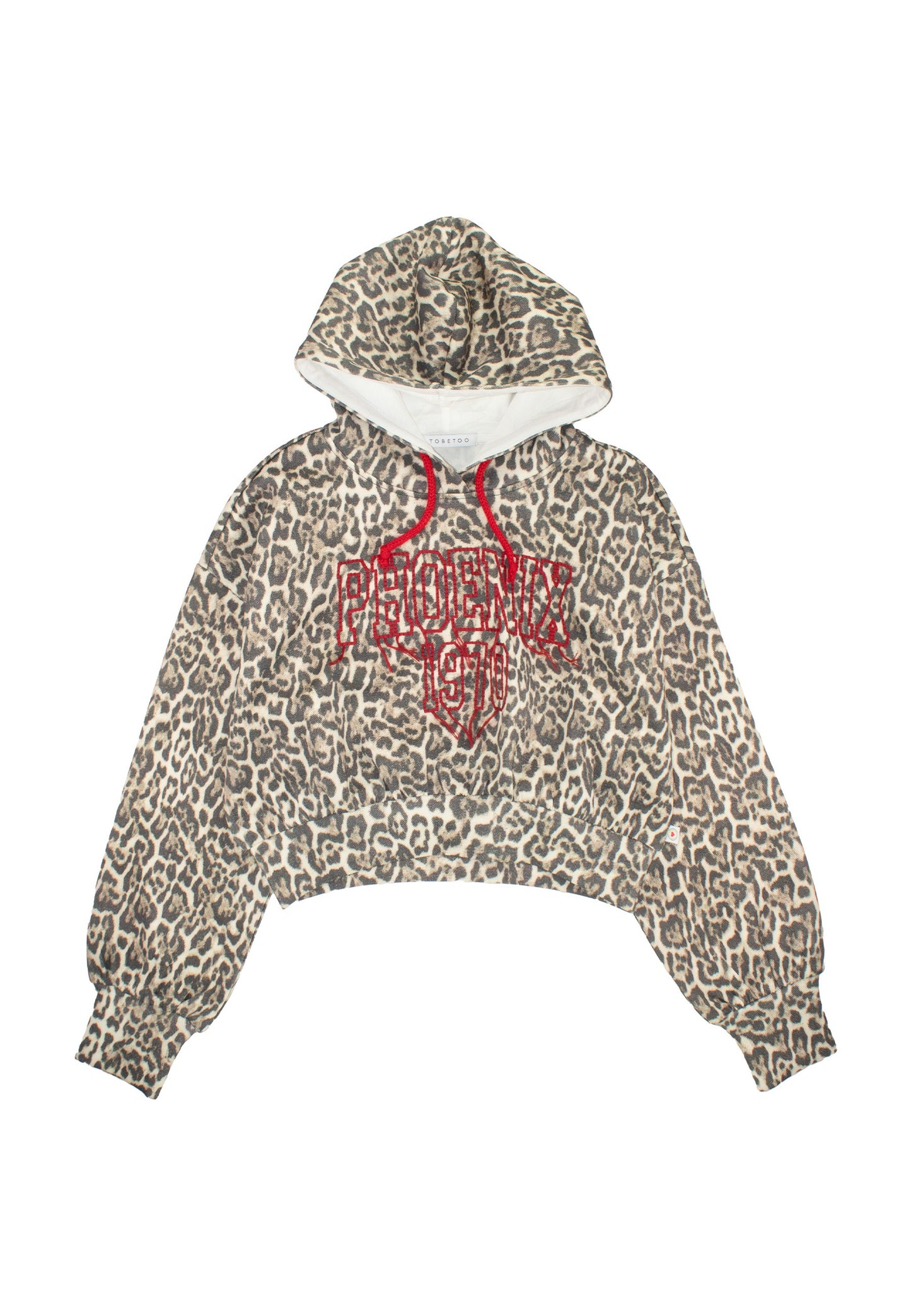 TO BE TOO - felpa maculata con cappuccio abbigliamento invernale 25/26 j - GIRL