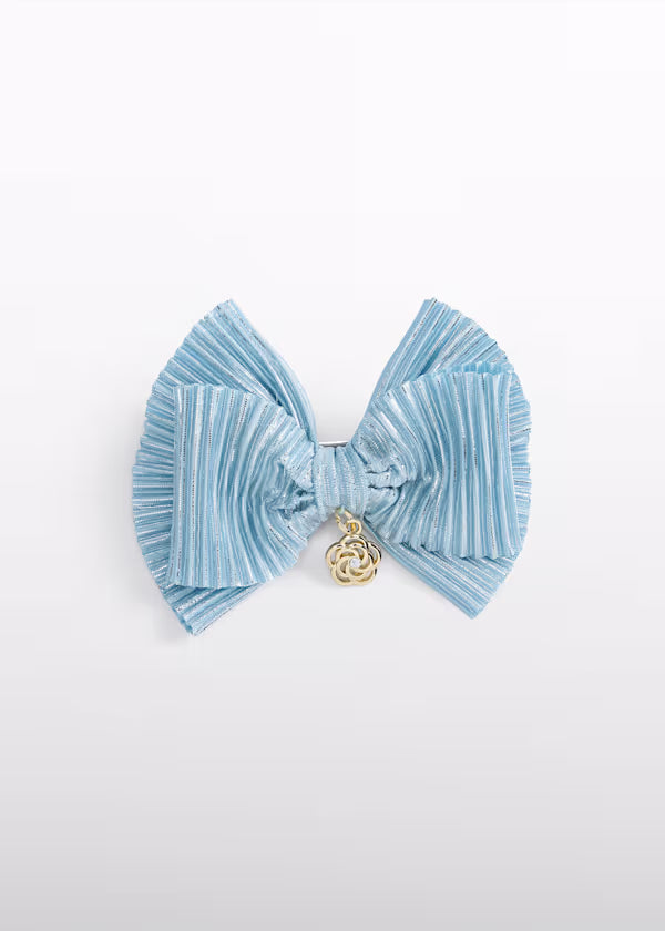 ABEL & LULA - fermaglio fiocco plissettato accessori - GIRL