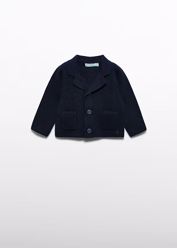 ABEL & LULA - cardigan blu abbigliamento invernale 25/26 b - BOY