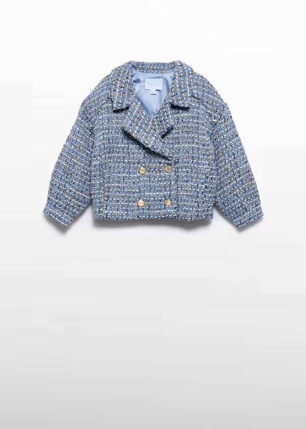 ABEL & LULA - giacca tweed doppio petto abbigliamento invernale 25/26 j - GIRL