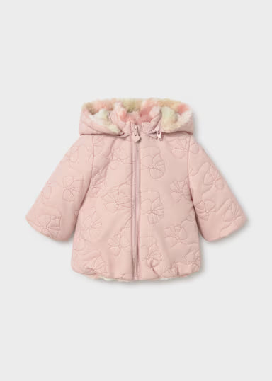 MAYORAL - giaccone reversibile rosa baby - invernale