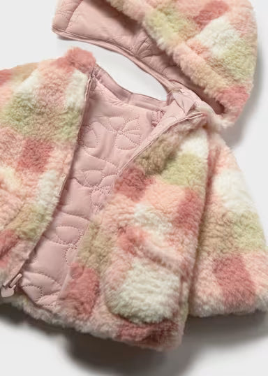 MAYORAL - giaccone reversibile rosa baby - invernale
