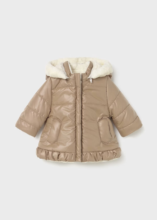 MAYORAL - giubotto reversibile marrone abbigliamento invernale 25/26 b - GIRL