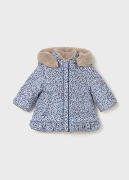 MAYORAL - giubotto reversibile azzurro abbigliamento invernale 25/26 b - GIRL