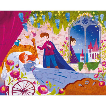 SASSI - puzzle+libro "la bella addormentata nel bosco" giocattoli - UNISEX