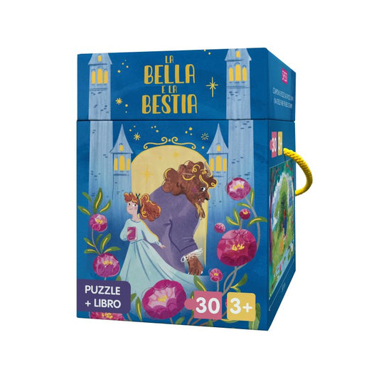 SASSI - puzzle+libro "la bella e la bestia" giocattoli - UNISEX