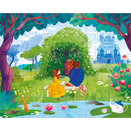 SASSI - puzzle+libro "la bella e la bestia" giocattoli - UNISEX