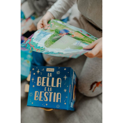 SASSI - puzzle+libro "la bella e la bestia" giocattoli - UNISEX