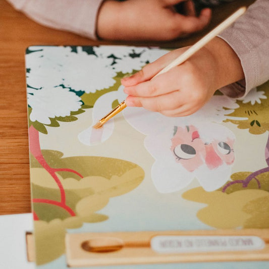 SASSI - libro da dipingere con l'acqua "libera i colori della fattoria" giocattoli - UNISEX