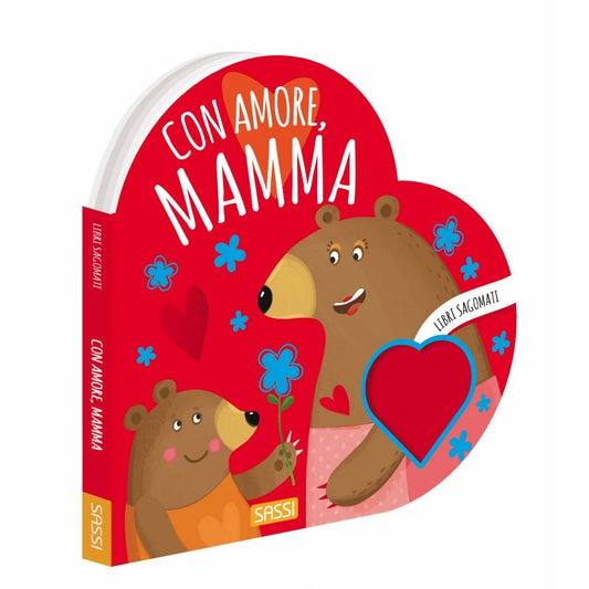 SASSI - libro sagomato "con amore, mamma" giocattoli - UNISEX
