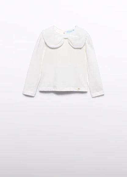 ABEL & LULA - maglietta fiocco chiffon abbigliamento invernale 25/26 j - GIRL