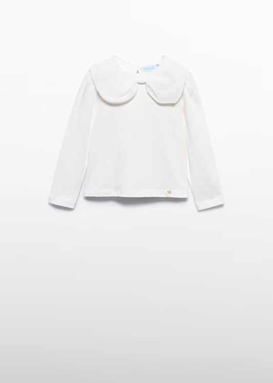 ABEL & LULA - maglietta fiocco chiffon abbigliamento invernale 25/26 j - GIRL