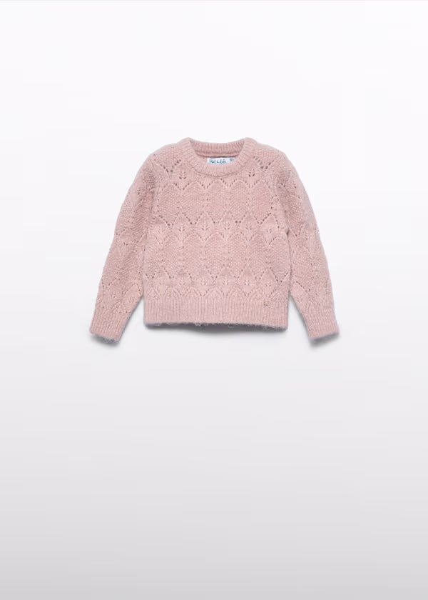 ABEL & LULA - maglione rosa abbigliamento invernale 25/26 b - GIRL