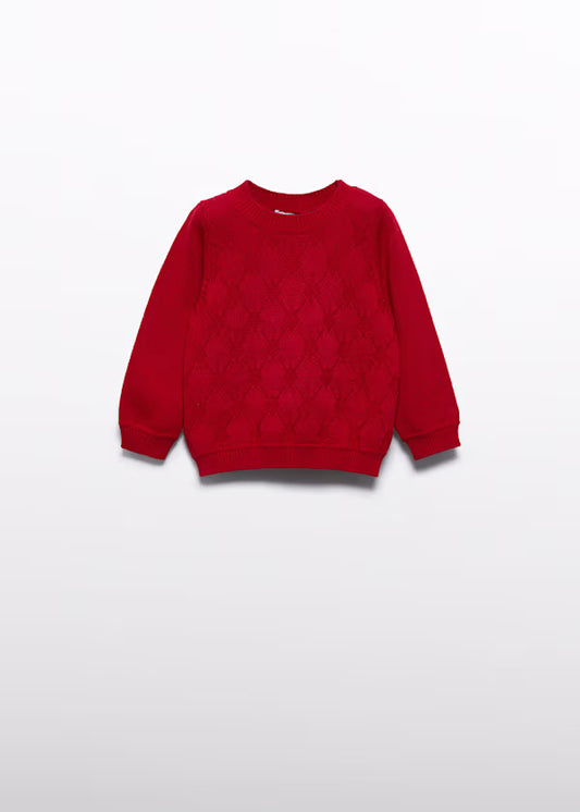 ABEL & LULA - maglione rosso abbigliamento invernale 25/26 b - BOY