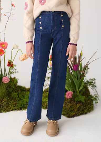 ABEL & LULA - pantalone lungo jeans - invernale