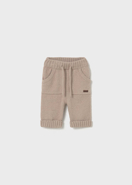 MAYORAL - pantalone morbido neonato beige abbigliamento invernale 25/26 b - BOY