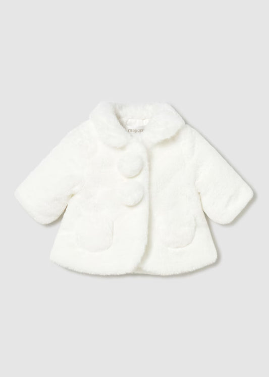 MAYORAL - pelliccia neonato crudo abbigliamento invernale 25/26 b - GIRL