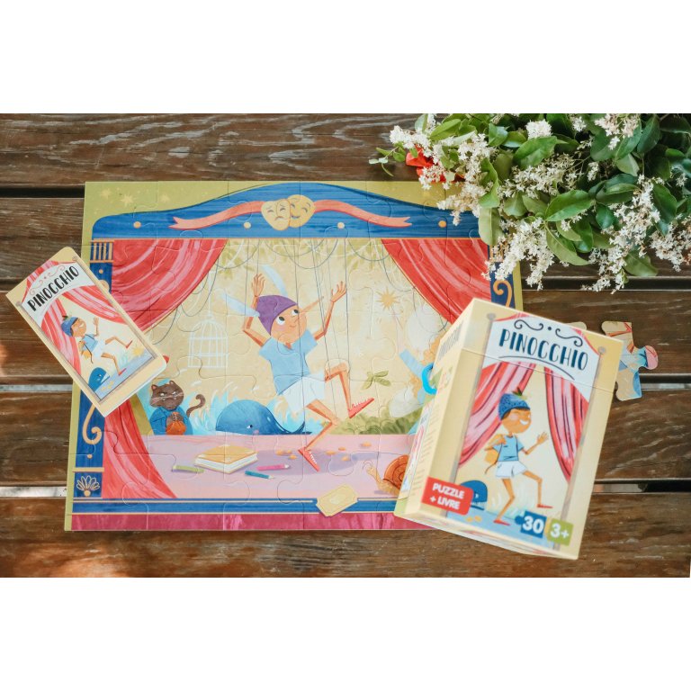 SASSI - puzzle+libro "pinocchio" giocattoli - UNISEX