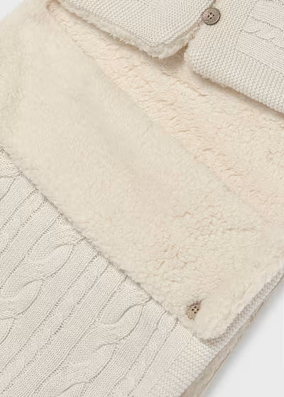 MAYORAL - sacco maglia panna - invernale