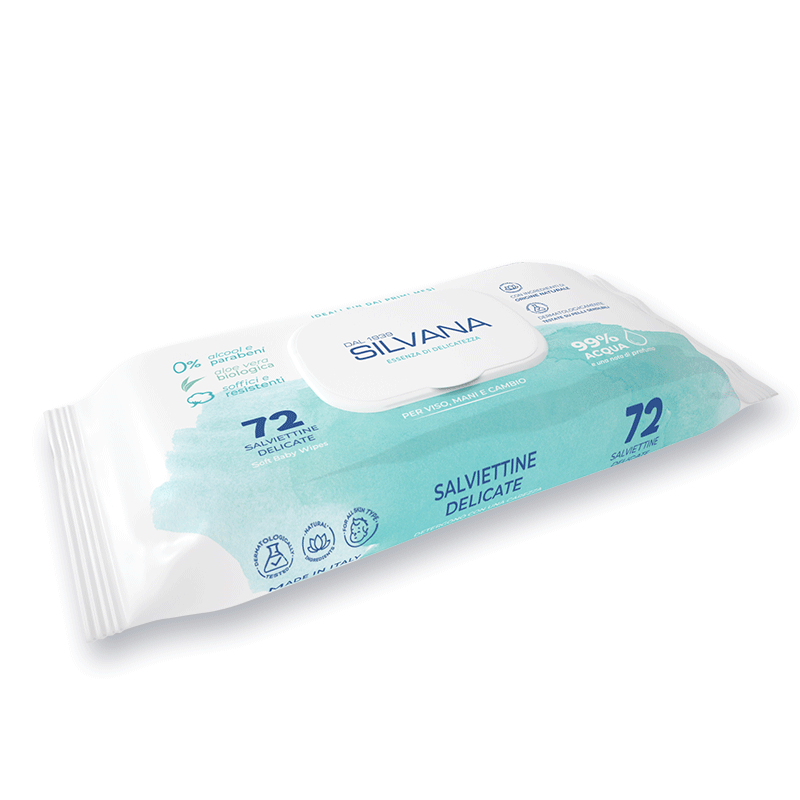 LABORATORIO SILVANA - Salviettine delicate 72 pz