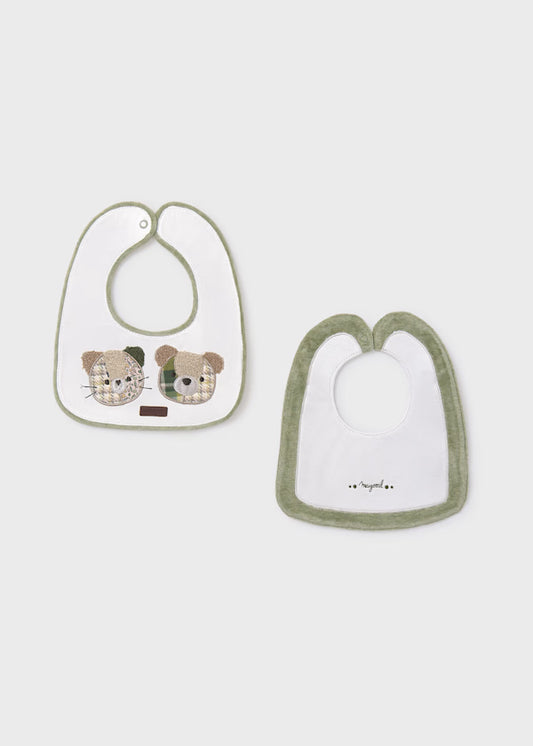 MAYORAL - set 2 bavette impermeabili verde corredino invernale 25/26 - BOY