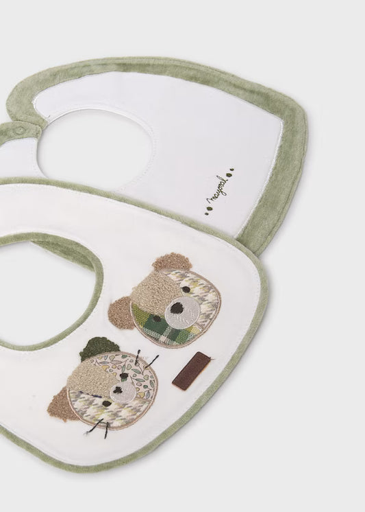 MAYORAL - set 2 bavette impermeabili verde corredino invernale 25/26 - BOY