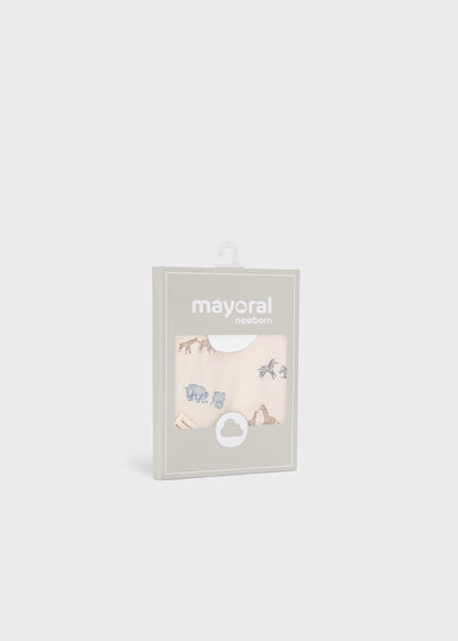 MAYORAL - set 2 bavette impermeabili azzurro/beige accessori corredino invernale 25/26 - BOY